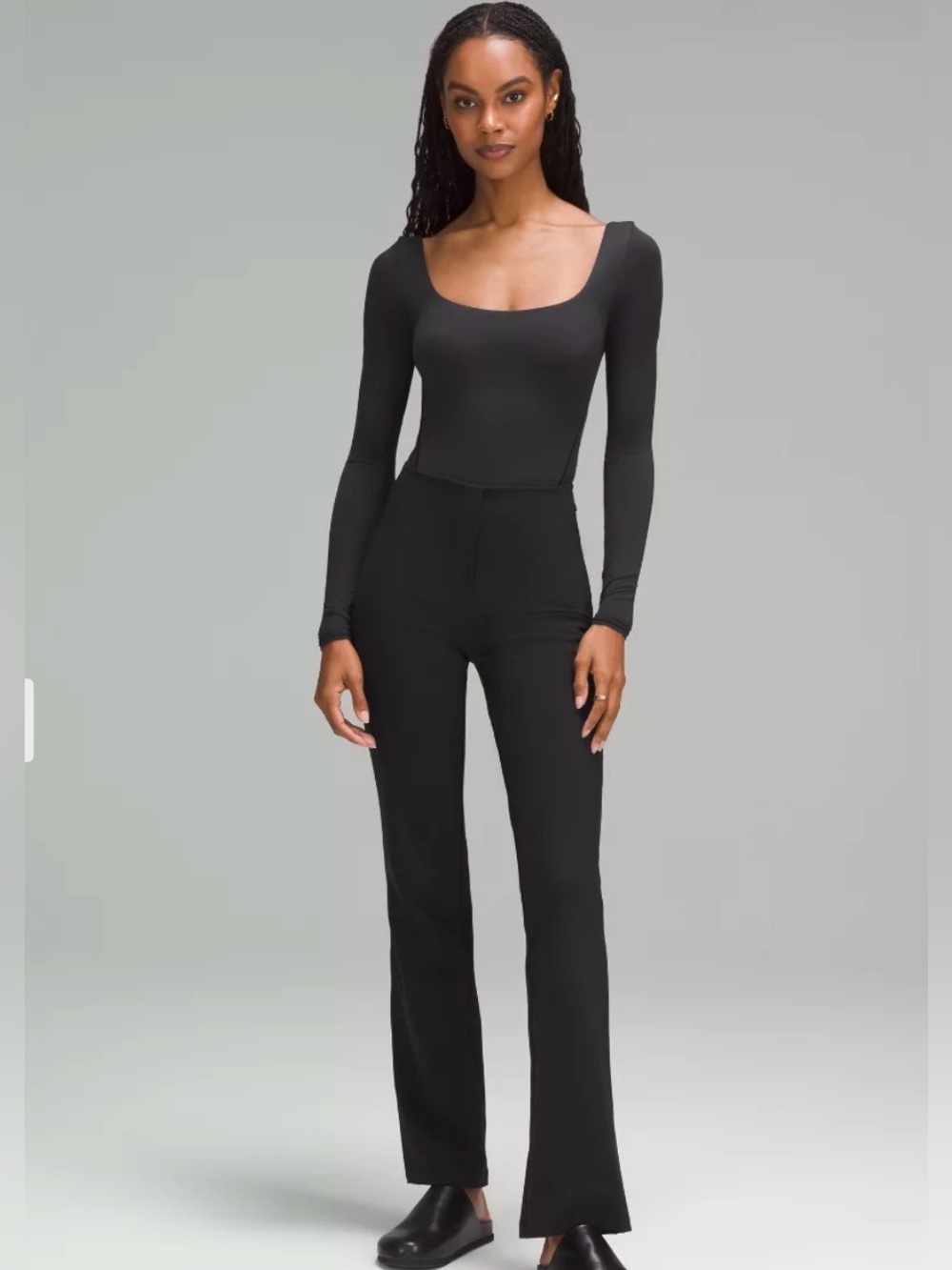 Lululemon Wundermost Ultra-Soft Nulu Square-Neck Long-Sleeve Bodysuit